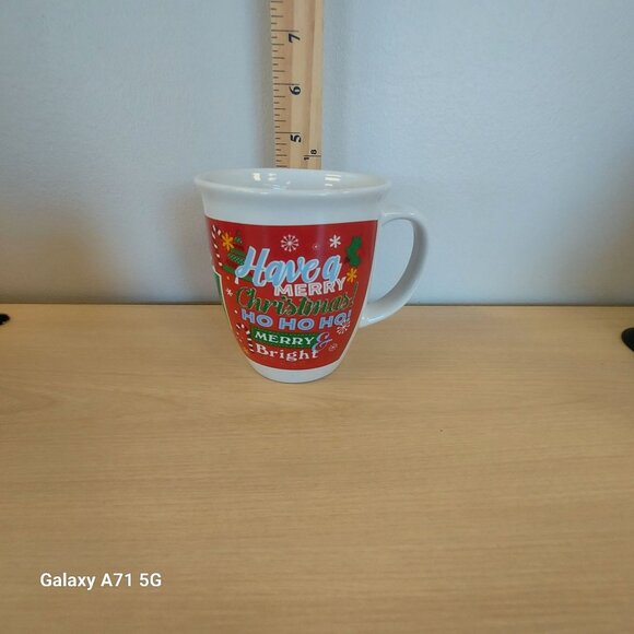 Have A Merry Christmas Ho Ho Ho Merry Bright Mug Cup Coffee Tea Latte Espresso N - Picture 7 of 7